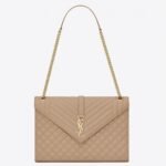 Replica Saint Laurent Envelope Large Bag Beige