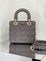 Dior Small Lady Dior My ABCDior Bag Fake in Steel Grey - Image 5