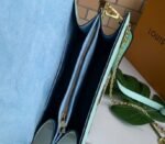 Louis Vuitton Dauphine Lugano MM Bag In Bleu Azur Blue - Image 6