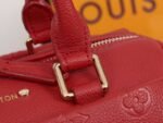 Louis Vuitton Monogram Empreinte Speedy Bandouliere 25 Handbag In Red - Image 7