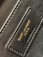 Replica Saint Laurent Small Solferino Bag Black Calfskin - Image 9