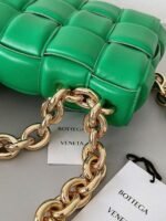 Top Quality Fake Bottega Veneta Chain Cassette Bag In Parakeet - Image 6