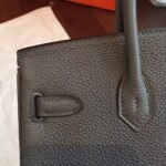 Vert Gris Hermes Birkin 25cm High-End Copy Handbag - Image 7