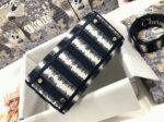 Dior Lady D-Lite Medium Bag Imitation in Blue D-Stripes Embroidery - Image 8