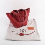 Red replica Hermes Picotin Lock handbag - Image 5