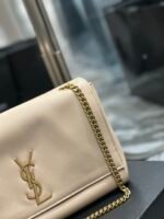 KATE MEDIUM REVERSIBLE CHAIN BAG IN SUEDE AND SMOOTH LEATHER - Image 9