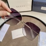 Gradient GG Metal & Acetate Butterfly Sunglasses - Image 6