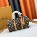 Louis Vuitton Monogram Craggy Keepall Travel 25 Bag In Chocolate