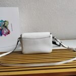 Prada Flap Shoulder Bag Replica in White - Image 7