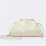 Knockoff Bottega Veneta Mini Pouch with Strap Ivory