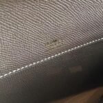 Etoupe Epsom Knockoff Hermes Kelly Cut Clutch Stylish Purse - Image 6
