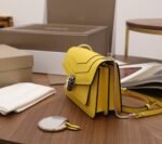 Replica Bvlgari Serpenti Forever Small Crossbody Bag Yellow Calfskin - Image 4