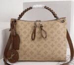 LV Mahina Beaubourg MM Hobo In Beige