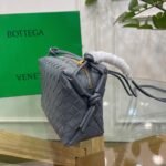 Fake Bottega Veneta Loop Small Bag Grey - Image 2