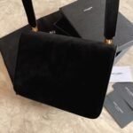 Fake Saint Laurent Le Carre Satchel Bag Black - Image 9