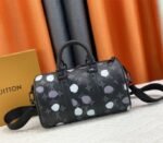 Louis Vuitton X YK Monogram Eclipse Keepall 25 Bandouliere Travel Bag - Image 3