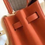Orange Hermes Birkin 30cm Classic Replica Purse - Image 8