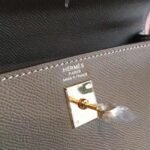 Etoupe Epsom Knockoff Hermes Kelly Sellier 28cm Elegant Classic Purse - Image 6