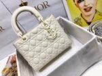 Dior Lady Dior Medium Bag Knockoff in White - Image 6