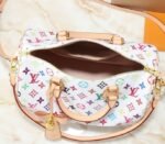 LV X TM Multicolored Speedy Bandouliere 30 In White - Image 5