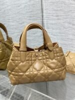 Dior Toujours Small Bag Fake in Tan Macrocannage Calfskin - Image 4