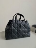 Dior Toujours Large Bag Replica in Black Macrocannage Calfskin - Image 2