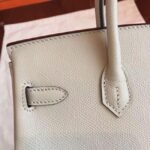 Top-Tier Grey Hermes Birkin 25cm AAA Replica - Image 5