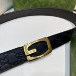 Square G reversible leather belt - Image 2
