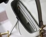 Dior Saddle Bag Replica in White Grained Calfskin - Image 3