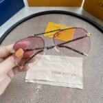 Pink Gradiant Monogram Stem Aviators - Image 7