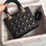 Dior Lady Dior Medium Bag in Black - Image 4