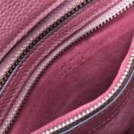 Celine Micro Luggage Tote Bag Knockoff in Dark Red - Image 5