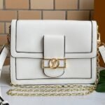 Louis Vuitton Dauphine Lugano MM Off Bag In Off-White