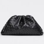 Replica Bottega Veneta Large Pouch Clutch Bag Black