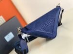 Prada Triangle Shoulder Bag Replica in Blue - Image 9