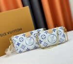 Louis Vuitton LV By The Pool Monogram Tiles Canvas Multi Pochette Accessoires In Lagoon Blue - Image 3
