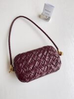 Fake Bottega Veneta Knot Minaudiere On Strap Barolo Foulard Intreccio - Image 3