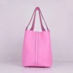 Pink replica designer Hermes Picotin Lock handbag - Image 7