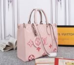 Louis Vuitton Monogram Empreinte Leather Onthego MM Bag In Pink - Image 2