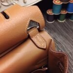 Brown replica Hermes Jypsiere 34cm handbag - Image 8