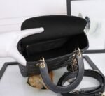 Dior Lady Dior Medium Bag Replica in Black - Image 2