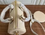 Louis Vuitton Bicolor Monogram Empreinte Papillon BB Bag In Cream And Saffron - Image 3