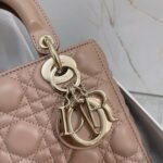 Dior Small Lady Dior My ABCDior Bag Fake in Hazelnut Lambskin - Image 5