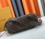 Louis Vuitton Neverfull Bandouliere Inside Out MM Tote In Monogram Canvas And Peony Pink Textile And Leather - Image 5