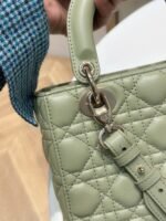Dior Small Lady Dior My ABCDior Bag Knockoff in Ethereal Green - Image 4