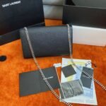 Saint Laurent Kate Medium Tassel Bag Noir - Image 7
