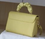 Louis Vuitton Taurillon Leather Twist MM Scrunchie Handle In Ginger Yellow - Image 3