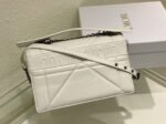 Dior 30 Montaigne Chain Bag with Handle Replica in White Lambskin - Image 3