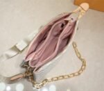 Louis Vuitton Damier Azur Coussin PM Bag With Jacquard Strap - Image 5