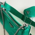 Prada Re-Edition Shoulder Bag Replica in Green - Image 3